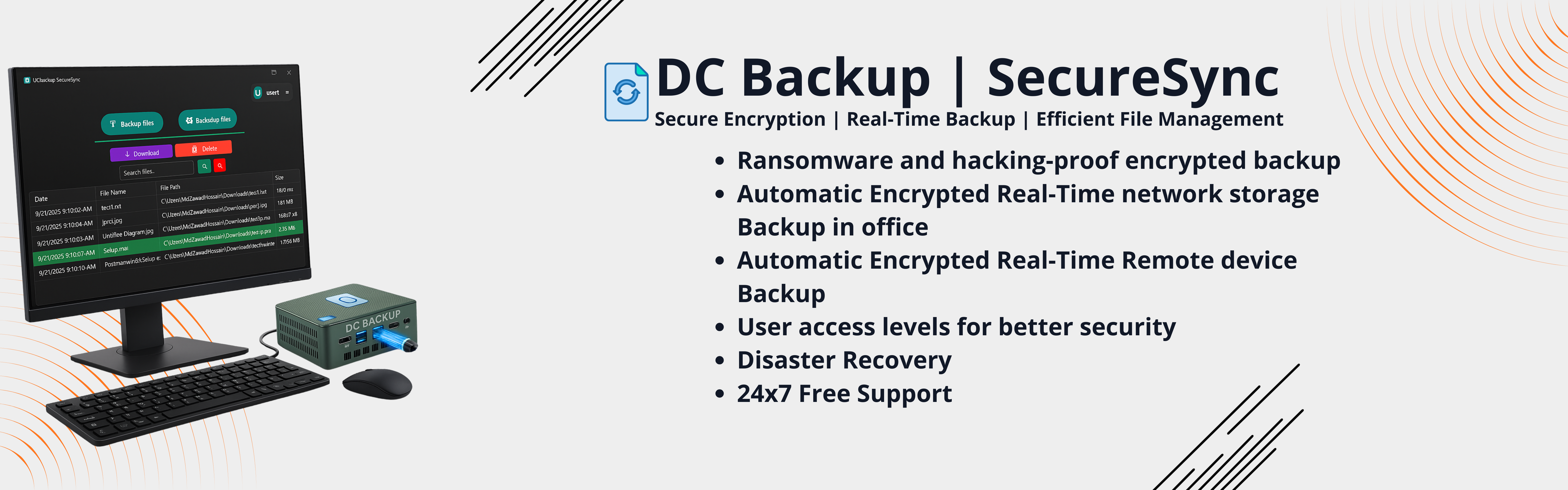 DC Backup Poster